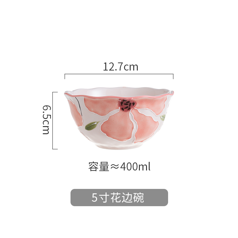 5寸花边碗 5寸花边碗